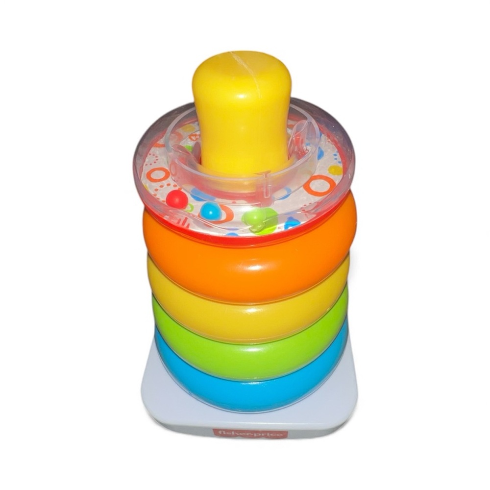 5/$25 Fisher-Price Colorful Stacking Rings - Picture 2 of 6